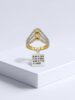 Gold V-Band Ring